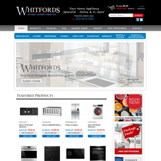 A complete backup of whitfordshomeappliances.com.au