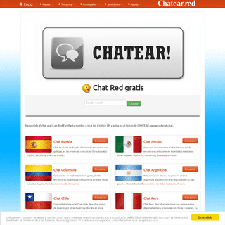 Chat Red gratis en salas, Chatear con amigos en espaÃ±ol