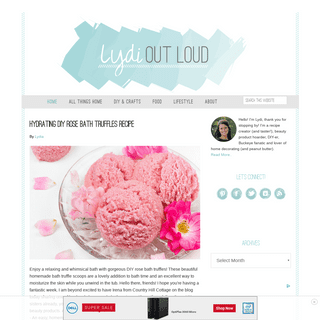 Lydi Out Loud - Home, Food & Creative Inspiration