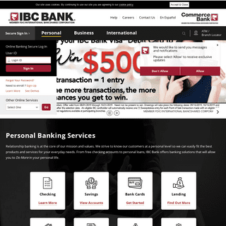  IBC Bank Home | Personal, Business, and International Banking