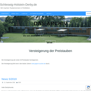 Schleswig-Holstein-Derby.de – Wir machen Taubenrennen in Perfektion.