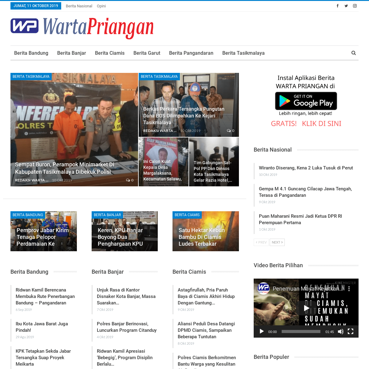 A complete backup of wartapriangan.com