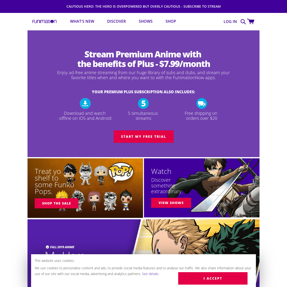 A complete backup of funimation.com