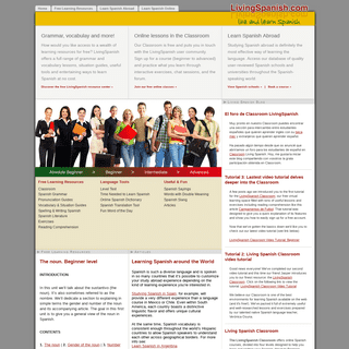 LivingSpanish.com | THE Portal for Learning Spanish and Spanish Language Resources - LivingSpanish.com