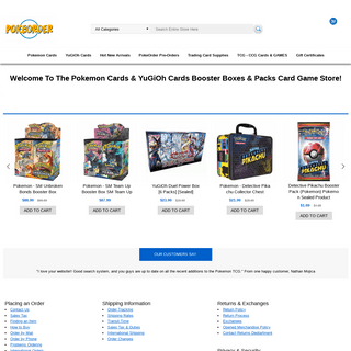 PokeOrder.com - Pokemon Cards, YuGiOh Cards, Tins, Decks & More