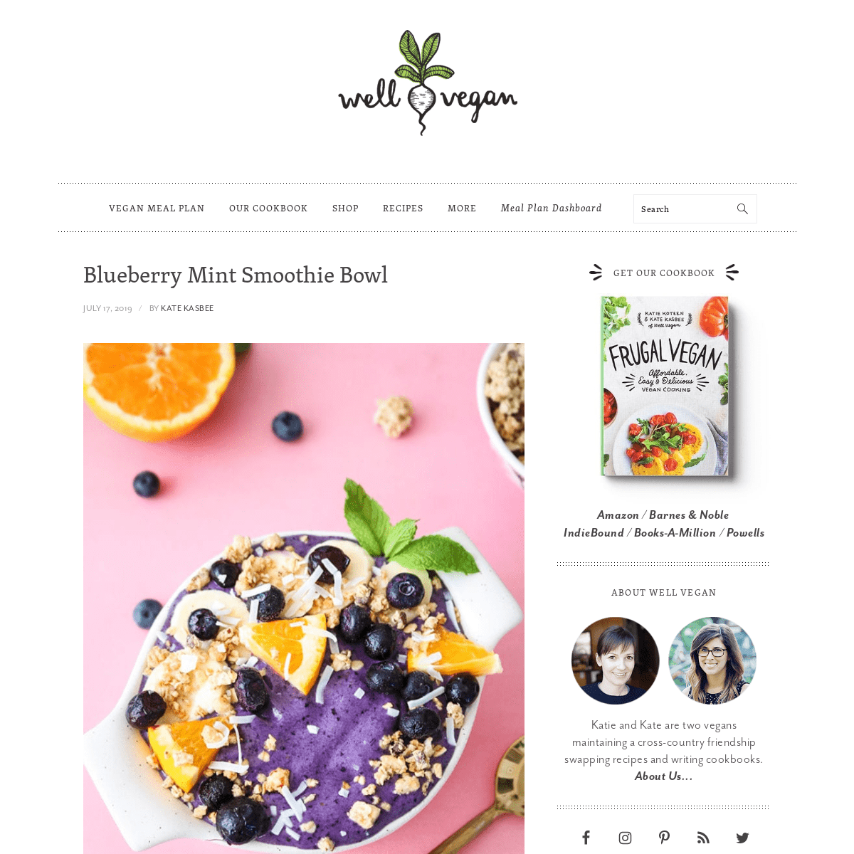 Well Vegan | Healthy, affordable vegan recipes and meal plans.