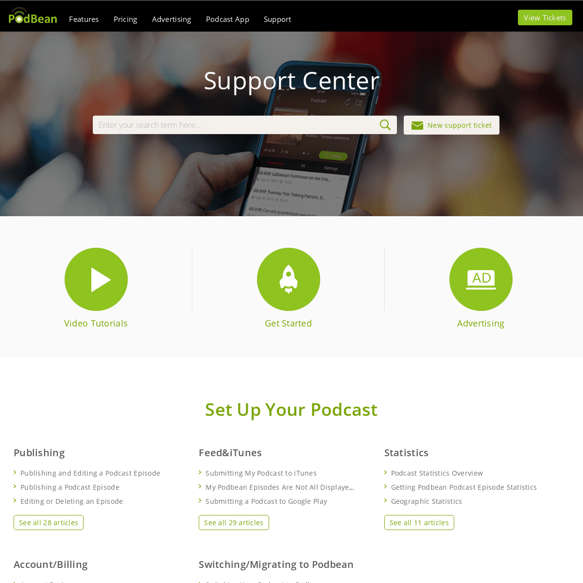  Support | Podbean Support 
