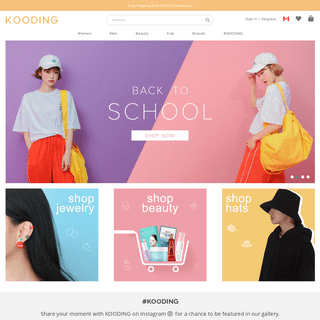 Korean Fashion, Skincare & Beauty Online – KOODING