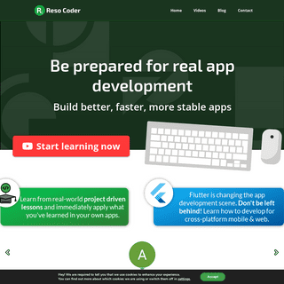 Reso Coder – Be prepared for real app development