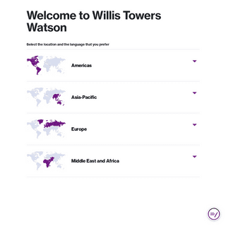 Location Selector - Willis Towers Watson