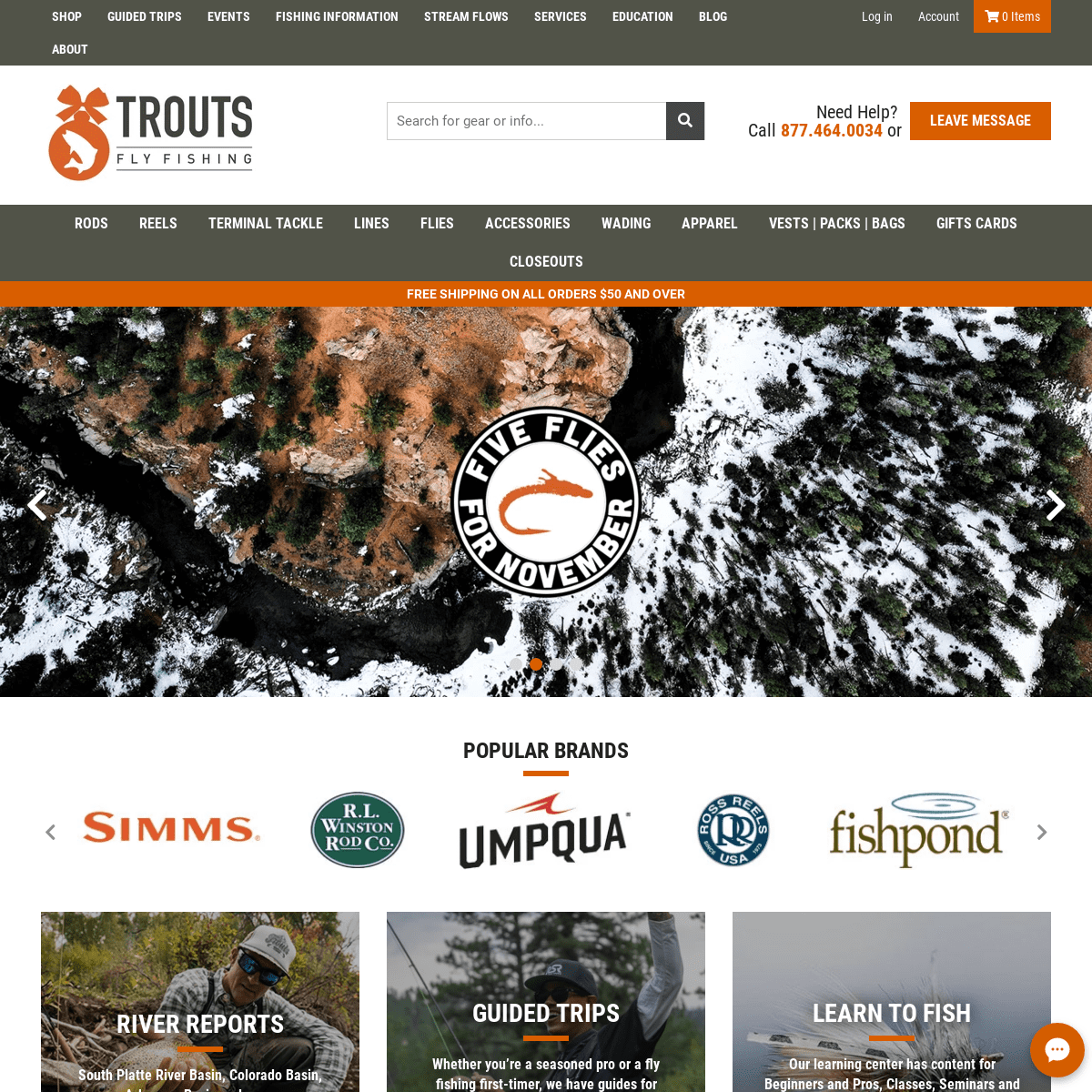 A complete backup of troutsflyfishing.com
