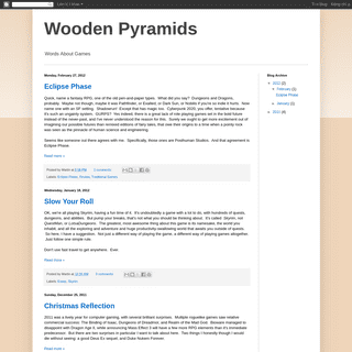 Wooden Pyramids