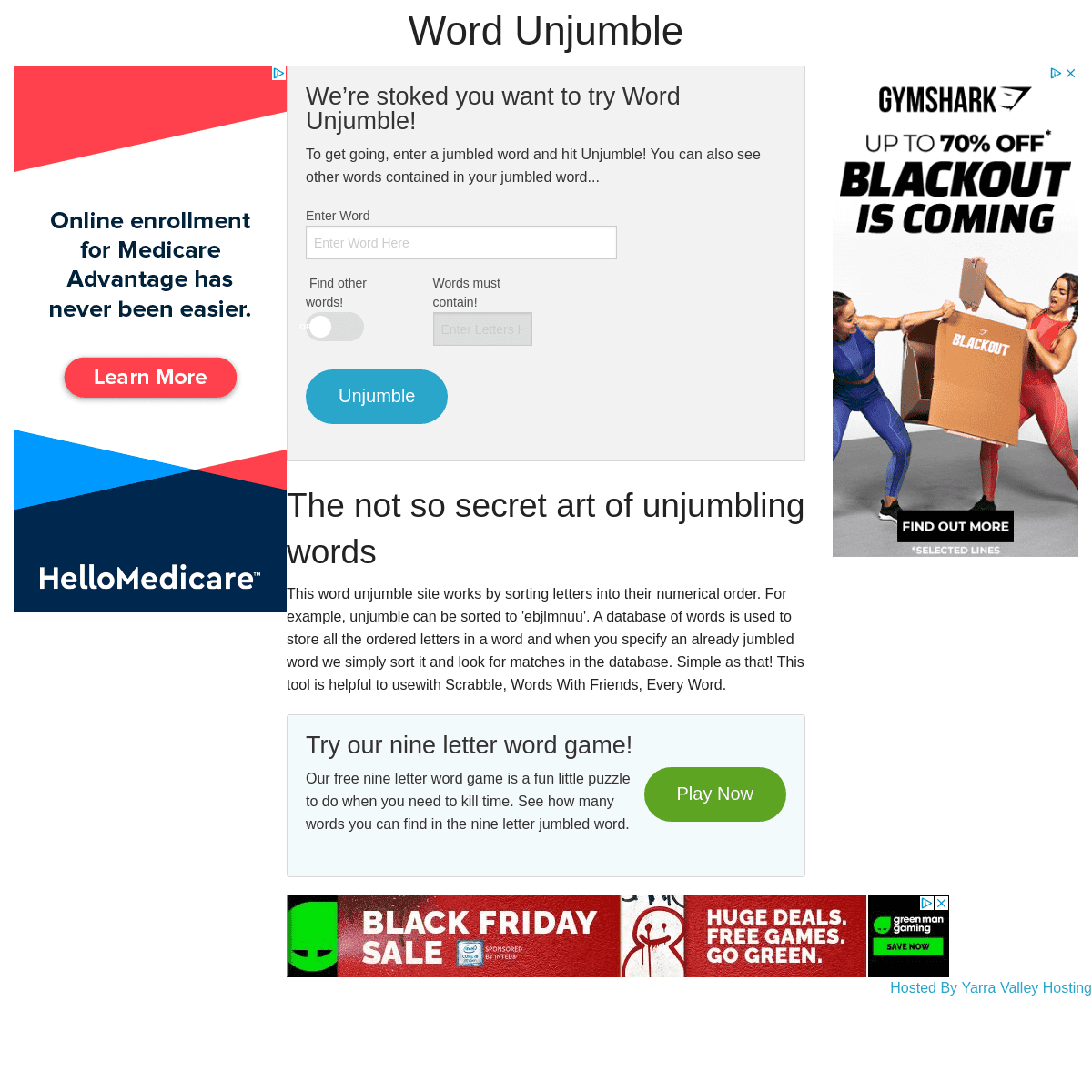 A complete backup of wordunjumble.com