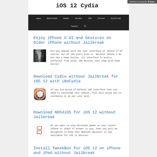 A complete backup of ios12cydia.com