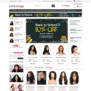 Lace Wigs, Lace Front Wigs, Full Lace Wigs, Hair Extensions