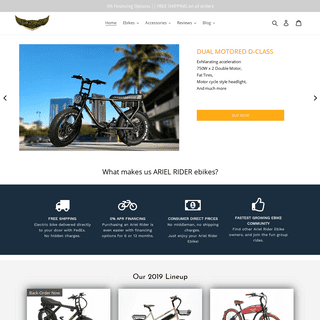 Ariel Rider Ebikes || Electric Fat Bikes, Electric Beach Cruisers