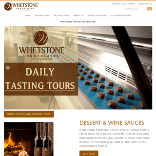 A complete backup of whetstonechocolates.com