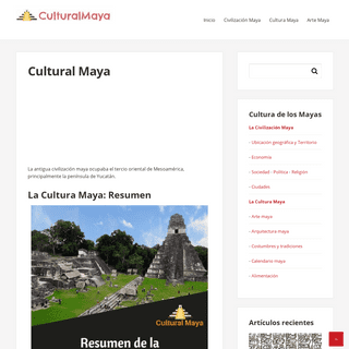 Cultural Maya - La Cultura de los Mayas