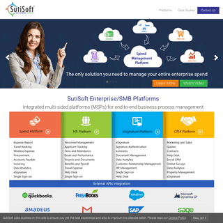 SaaS For Business Solutions And Security Solutions - SutiSoft