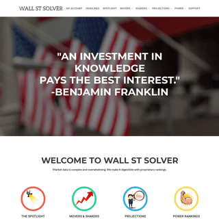 Welcome | Wall St Solver