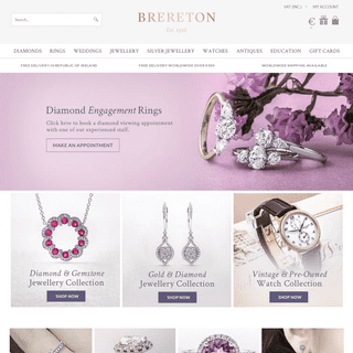John Brereton Jewellers | Online Store