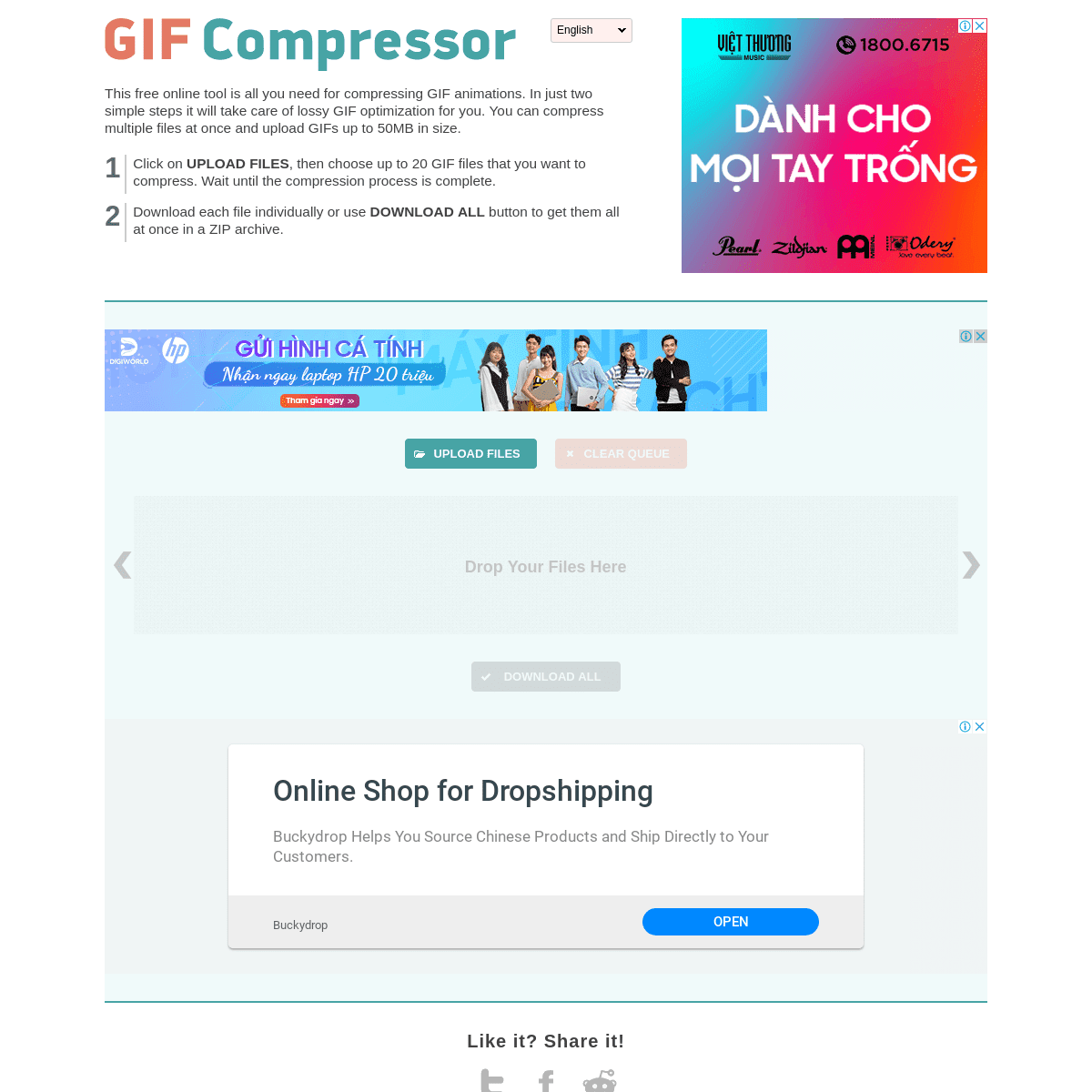 GIF Compressor – Compress GIF Animations Online