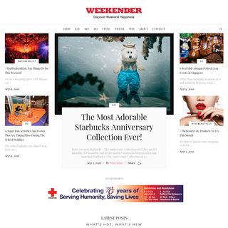 Discover Weekend Happiness - Weekender Singapore