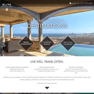 Luxury Vacation Rental Property Management Companies | Elite Destinations