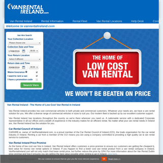 Cheap Van Rental Ireland - VanRentalIreland.com