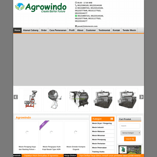 Agrowindo - Pabrik Mesin dan Supplyer Alat Mesin Pertanian