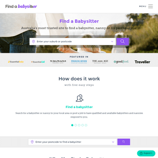 Find A Babysitter, a meeting place for Parents & Babysitters
