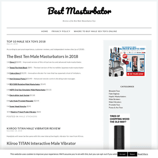 Best Masturbator - Reviews of the Best Male Masturbation Toys