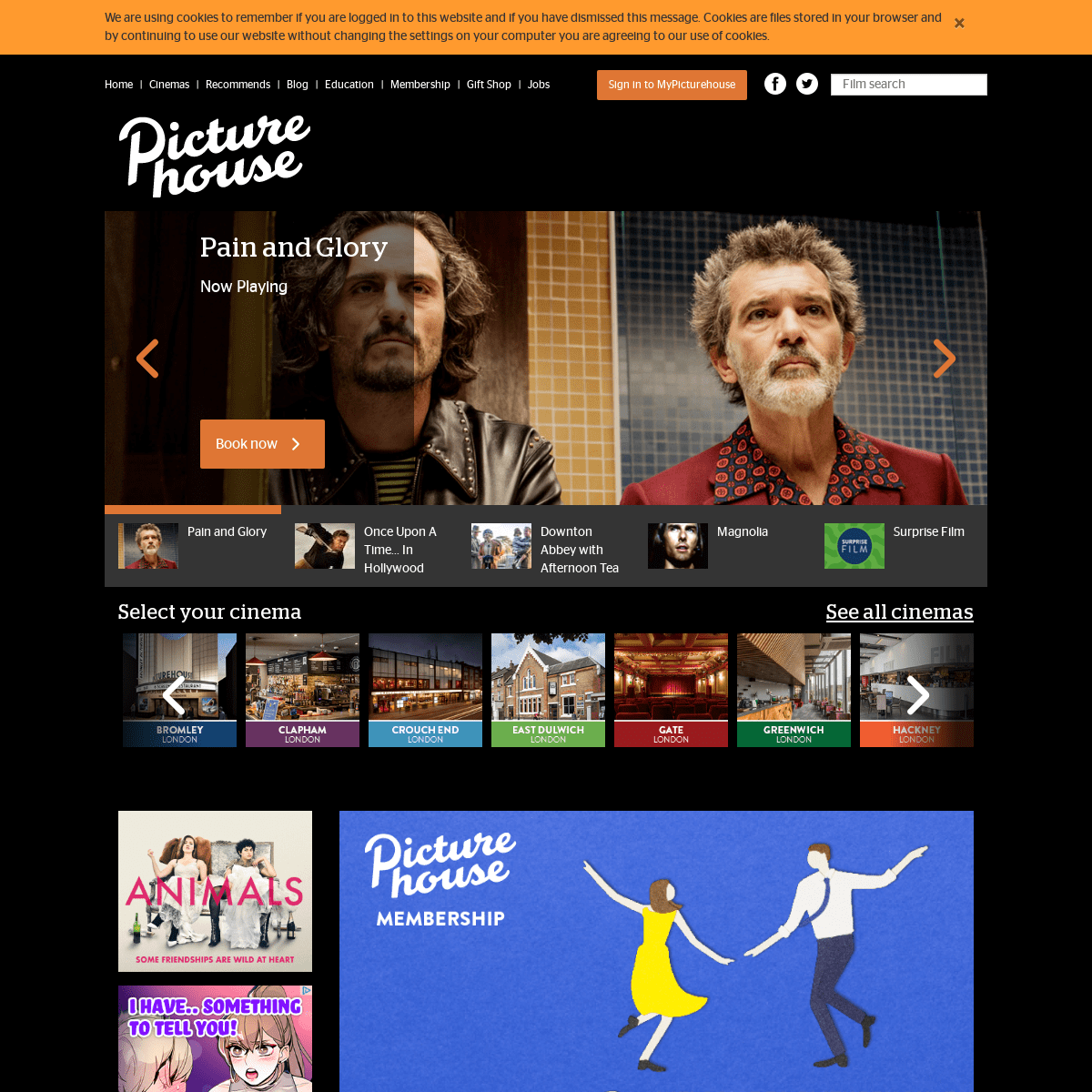 Picturehouses - Home page