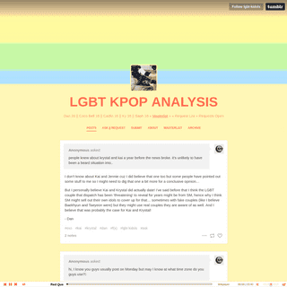 LGBT KPOP ANALYSIS