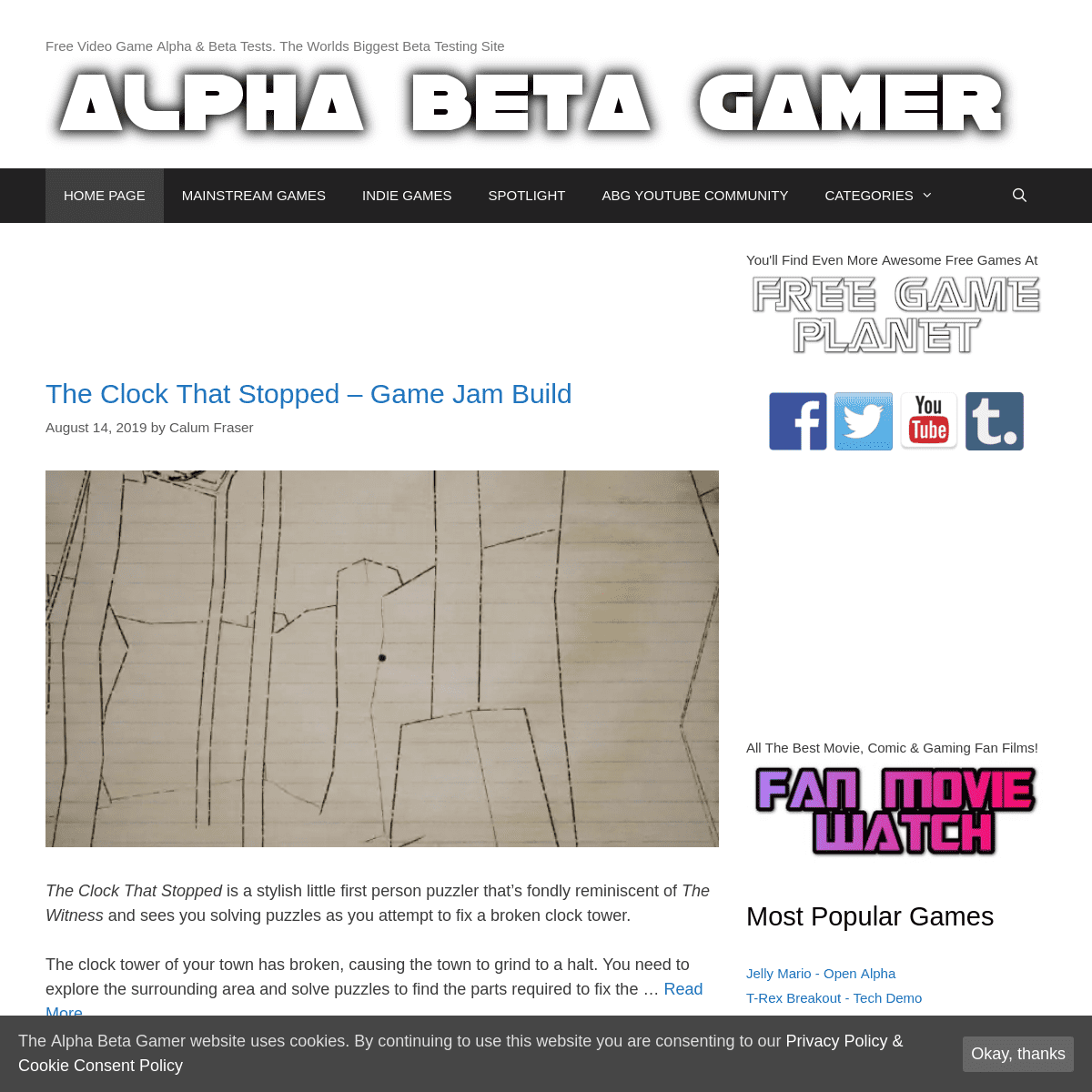 Alpha Beta Gamer - The Free Game Beta Test Archive