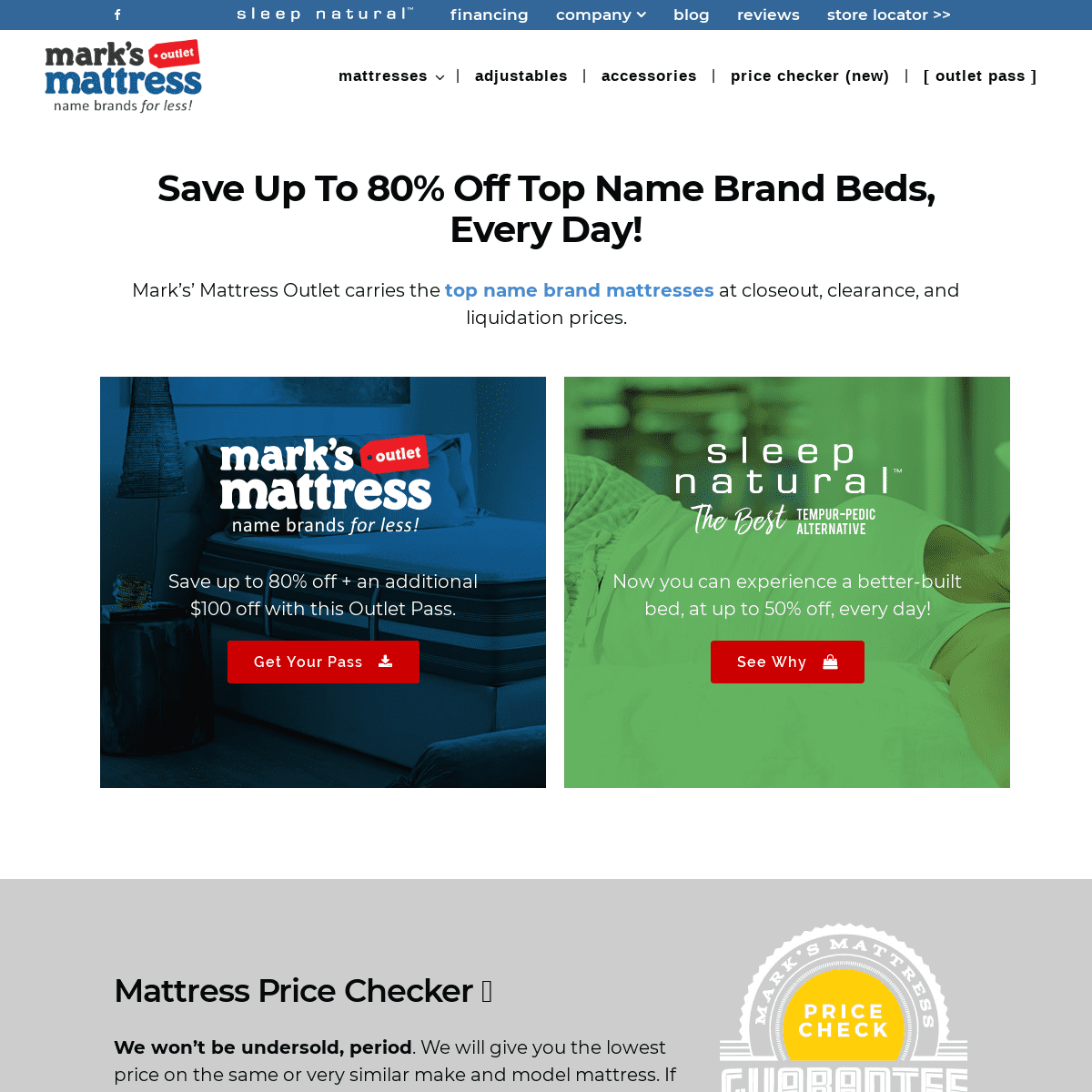 Mark's Mattress Outlet: Warehouse & Factory Clearance Name Brands