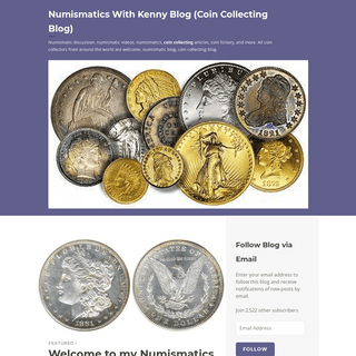 Numismatics With Kenny Blog (Coin Collecting Blog)