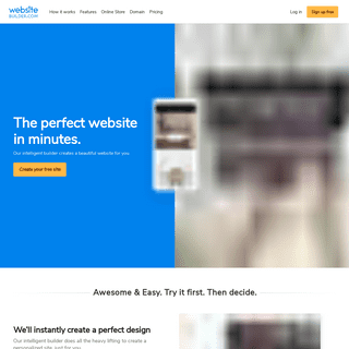 Create Your Own Free Website in Minutes | Websitebuilder