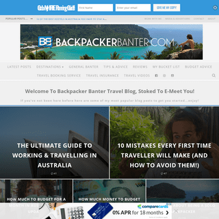Backpacker Banter Travel Blog - Reviews, Advice and Budget Tips