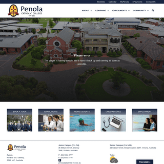 Penola Catholic College – Web Portal