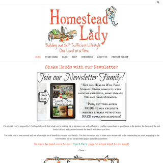 Home - Homestead Lady