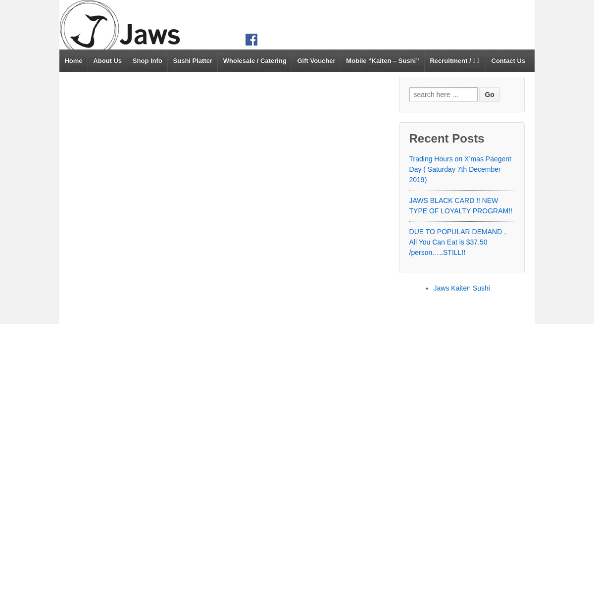 A complete backup of jawssushi.com.au