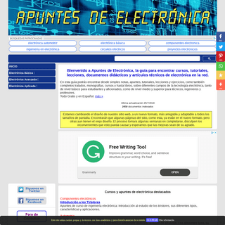 Apuntes de Electrónica - Guía de cursos y tutoriales