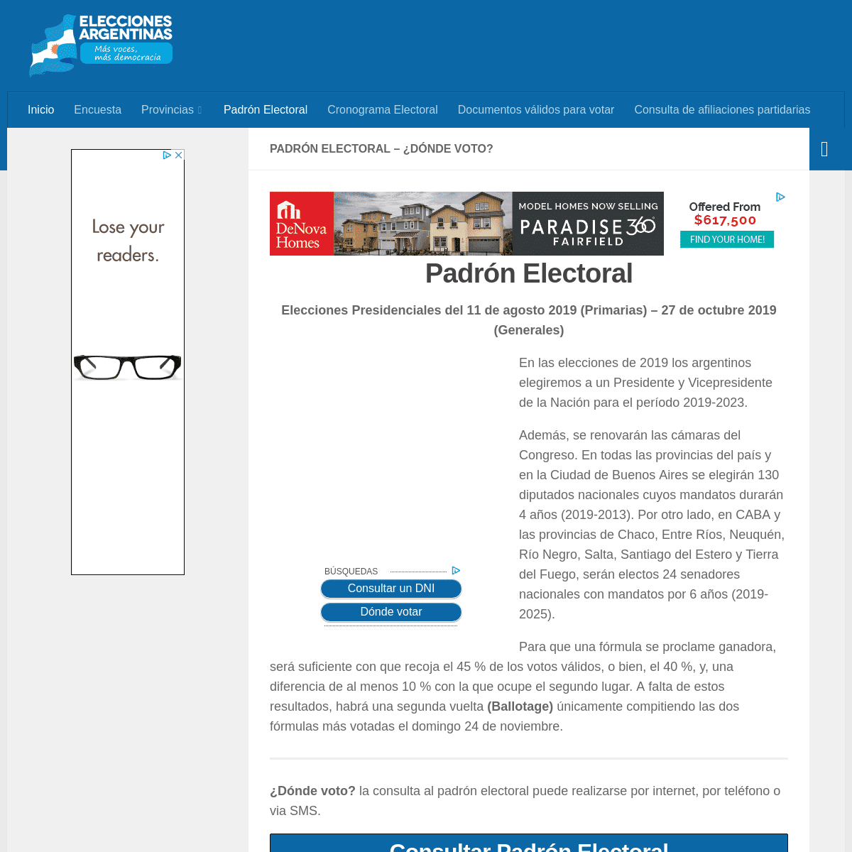 Padrón Electoral | ¿Dónde voto? Consulte aquí dónde votar ⋆ PASO 2019
