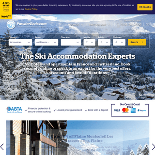 Ski Accommodation - Ski Apartments - Ski Hotels - PowderBeds