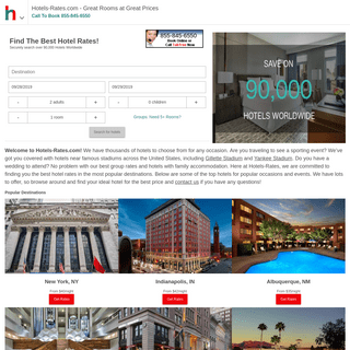Hotel Rooms Worldwide at a Discount - Hotels-Rates.com