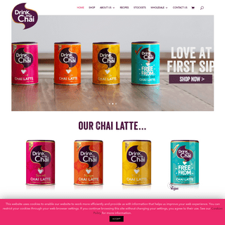 Drink me Chai is a family run British Company with a love for Chai Latte