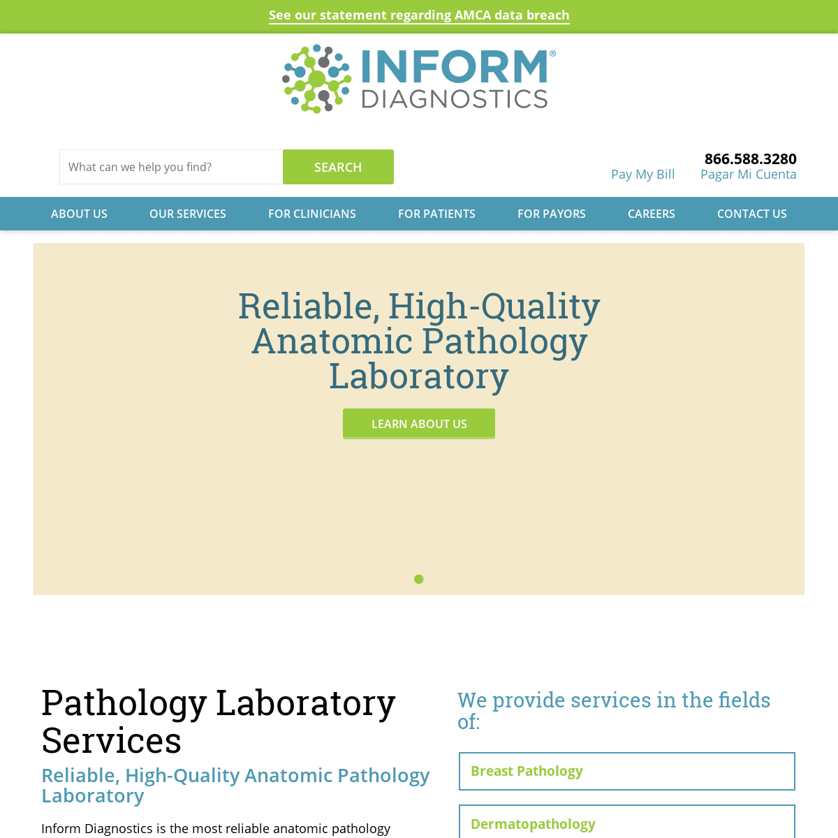Pathology Laboratory Services | Inform Diagnostics