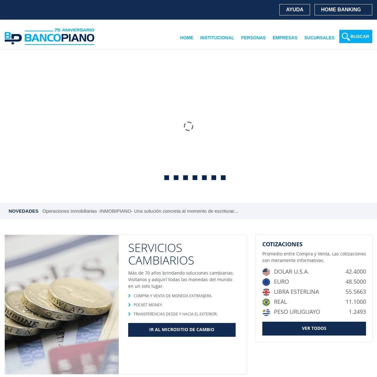 A complete backup of bancopiano.com.ar