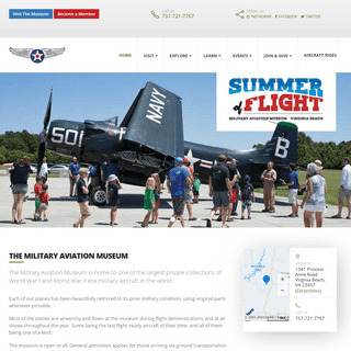 Military Aviation Museum – Historic WWI & WWII Hangars, Aircraft, Airshows, and Adventure!